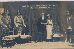 BOURTZWILLER : La Visite Du Président Poincaré, 18 Août 1919 - Très Bon état - Autres & Non Classés