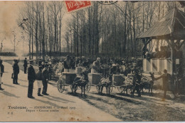 TOULOUSE ; Anodrome, 11 Avril 1909, Départ, Course Attelée - état - Toulouse