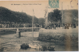 QUIMPER : Un Ballon, à Côté Du Pont Sur L'Odet, Le Mont Frugy - Très Bon état - Quimper