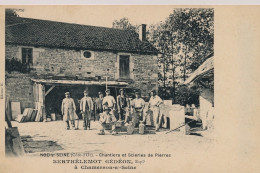 CHAMESSON-S/-SEINE : Chantiers Et Scieries De Pierres, BERTHELEMOT GEDEON Exploitation - Très Bon état - Other & Unclassified
