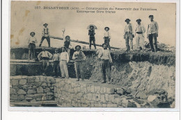 BELLEYDOUX : Construction Du Reservoir Des Fontaines Entreprise Gire Freres - Etat - Belley