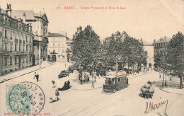 FRANCE - Nancy - Vue Sur Le Temple Protestant Et Place St Jean - Vue Générale - Animé - Carte Postale Ancienne - Nancy