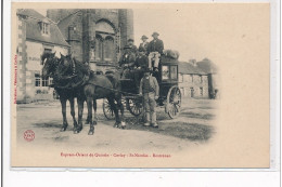 Express-Orient De Quintin - Corlay - Saint Nicolas - Rostrenen (diligence - Courrier) - Tres Bon Etat - Quintin