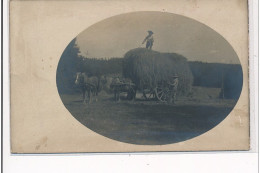 Région De CORLAY ? : Carte Photo D'une Scène De Fenaisons Vers 1900 (agriculture) - Tres Bon Etat - Other & Unclassified