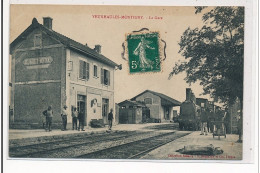 VEUXHAULES-MONTIGNY : La Gare - Tres Bon Etat - Other & Unclassified