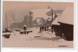 ETRETAT : Sous La Neige - Tres Bon Etat - Etretat