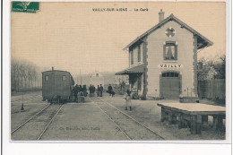 VAILLY-sur-AISNE : La Gare (toillée) - Tres Bon Etat - Other & Unclassified