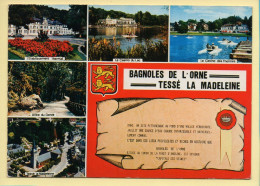 61. BAGNOLES-DE-L'ORNE – Tessé-la-Madeleine / Multivues / Blason / Parchemin (animée) (voir Scan Recto/verso) - Bagnoles De L'Orne
