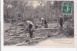 BEAUMONT-le-ROGER : Foret De Beaumont-le-roger Exploitation De L'écorce - Très Bon état - Beaumont-le-Roger