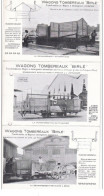 NICE : Carte Triple, Wagons Tombereaux """"birlé"""" - Très Bon état - Autres & Non Classés