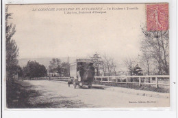 TROUVILLE (environs) : La Corniche Normande - De Honfleur à Trouville - L'arrivée De L'autobus - Tres Bon Etat - Trouville