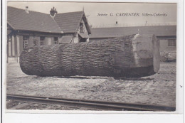 VILLERS COTTERET : Carte Photo De La Scierie Carpentier Vers 1910 (bois) - Très Bon état - Villers Cotterets