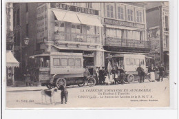 TROUVILLE : La Corniche Normande - De Honfleur à Trouville - La Station Des L'autobus - Tres Bon Etat - Trouville