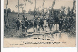 MAGNAC-LAVAL : Procession Annuelle De Neuf-lieux Passage De La Riviere La Brame 9h1/4 Matin - Tres Bon Etat - Otros & Sin Clasificación