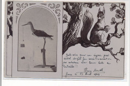 GIENS : Maquette Naturalisme Internat Oiseau Empaillé - Tres Bon Etat - Andere & Zonder Classificatie