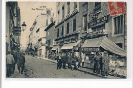 LYON : Rue Moncey, Cartes Postales Illustrées, Magasin De Cartes Postales - Etat - Autres & Non Classés