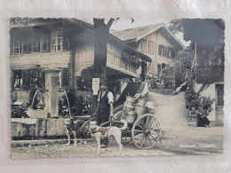 Wilderswil Dorfpartie , Attelage De Chien Du Laitier , Rare - Sonstige & Ohne Zuordnung