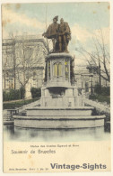 Bruxelles / Belgium: Statue Des Comtes Egmont Et Horn (Vintage PC 1900s) - Monumentos, Edificios