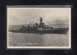 (26/04/24) THEME BATEAUX-CPSM CROISEUR " JEANNE D'ARC " - Warships