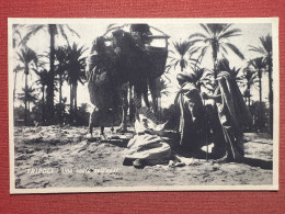 Cartolina Coloniale - Tripoli - Una Sosta Nell'Oasi - 1930 Ca. - Autres & Non Classés