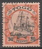 Togo    .    Michel     .     12    .     O     .      Gestempelt - Togo