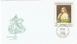 Enveloppe FDC 1er Jour Josef Mànes Prague 21-06-1968 - FDC