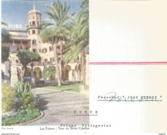 Menu Ancien Paquebot JEAN MERMOZ DINER 1958 LAS PALMAS Tour De Santa Catalina - Menükarten