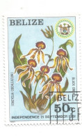 (BELIZE) 1981, INDEPENDENCE COMMEMORATION, BLACK ORCHID, ENCYCLIA COCHLEATUM - Used Stamp - Belize (1973-...)