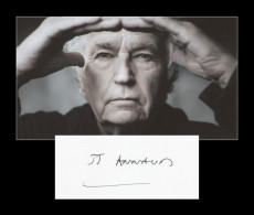 Jean-Jacques Annaud - French Film Director - Signed Card + Photo - 1999 - COA - Acteurs & Comédiens