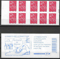 3744A-C4 CARNET  MARIANNE DE LAMOUCHE Phil@poste - Modern : 1959-…