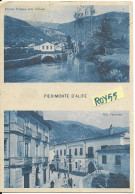 Campania-caserta-piedimonte D'alife Frazione Di Alife Vedute Via Carmine Fiume Torano Anni 30 40 (v.retro) - Sonstige & Ohne Zuordnung