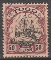 Togo    .    Michel     .     14      .     O     .      Gestempelt - Togo