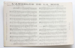 Cpa Partition   L'angelus De La Mer - Musique Et Musiciens