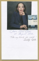 Joyce Carol Oates - American Writer - Rare Signed Card + Photo - New York 2016 - Escritores