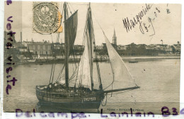 - 14 - ROYAN - Bateaux De Pêche  à Voiles, Carte Rare, épaisse, Précurseur, écrite, 1903, TTBE, Scans.. - Royan