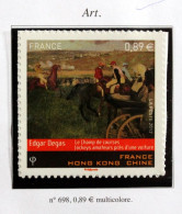 2012 - TIMBRE AUTOADHÉSIF N° 698 - EDGARD DEGAS - TB ETAT NEUF - Neufs