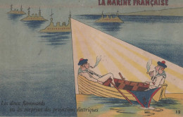 CPA La Marine Française - Marins - N°12 - Les Deux Flemmards - 1930 - Humoristiques