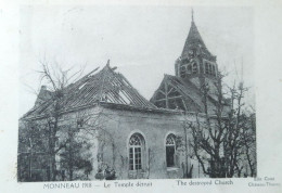 MONNEAUX - Le Temple Protestant Détruit En 1918 - Other & Unclassified