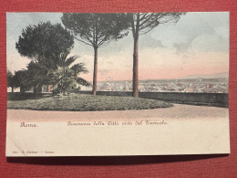 Cartolina - Roma - Panorama Della Città Visto Dal Gianicolo - 1900 Ca. - Otros & Sin Clasificación