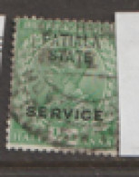 India Patiala  Service  1913   SG  036a  3p Emerald   Fine Used - Patiala