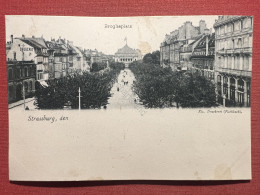 Cartolina - Strassburg, Den - Broglieplatz - 1900 Ca. - Non Classés