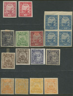 Russia:Unused Stamps Serie 1921, Different Papers And Colours, MNH/MH - Unused Stamps