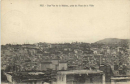 FEZ Une Vue De La Medina ,prise Du Haur De La Ville  RV - Fez (Fès)