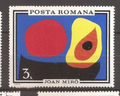 Romania - 1970 - INUNDATIA II, Joan Miro, Nestampilat - Sonstige & Ohne Zuordnung