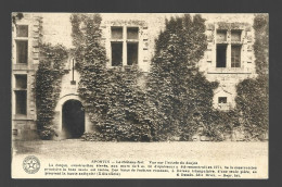 Yvoir Spontin Le Chateau Fort Vue Sur L' Entrée Du Donjon Htje - Yvoir