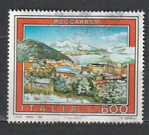 1991 ROCCARASO Serie Turistica 600 Lire  USATO - 1991-00: Oblitérés