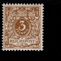 Deutsches Reich 45 C Wertziffer Mit Krone MLH * Mint Falz - Neufs