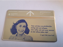 NETHERLANDS  ADVERTISING/  4  UNITS/  ANNE FRANK / ANNE FRANK STICHTI    / NO; R 024 /  LANDYS & GYR   MINT   ** 16592** - Privé