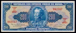 200 Cruzeiros 1964 UNC NEUF Série 1475 - Pick 171c - Amato C043* - Brazil