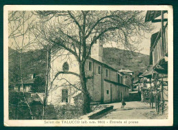 BF047 SALUTI DA TALUCCO - ENTRATA AL PAESE ANIMATA - FRAZIONE PINEROLO TORINO 1957 - Autres & Non Classés